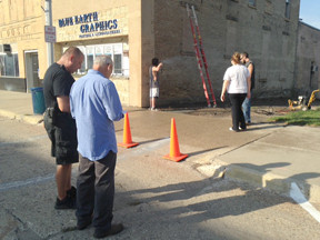 The Downtown Mural Project has officially begun